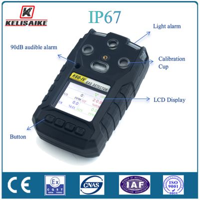 buy K60IV Portable Multi Gas Detector for CH4 H2s O2 Co Ex Gas Leak Analyzer Detector online manufacture